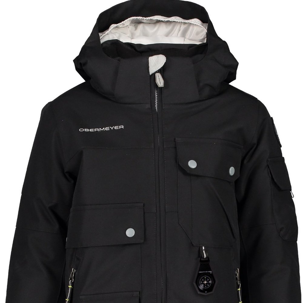 Boys Toddler/Big Kids Obermeyer Nebula Ski Jacket Black Size 8